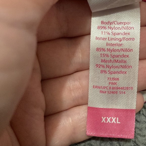 Womens Blue Lace Bralette With Removable Pads Crossover Back Straps Adjustable - Picture 4 of 7